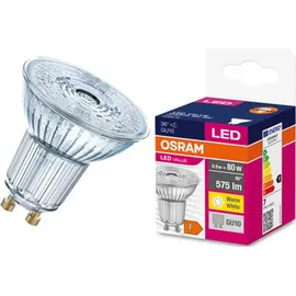 osram homelighting OSRAM LED EEK F (A - G) GU10 Reflektor 6.9 W = 80 W Warmweiß (Ø x H) 50 mm x 50 mm 1 St.