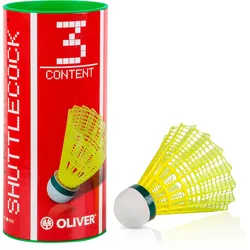 OLIVER Nylon Federbälle - Pro-Tec 5 / 3er grün grün NO SIZE