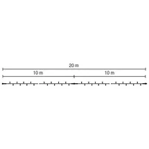 Scharnberger+Hasenbein LED-Lichterkette 20 m Weiß