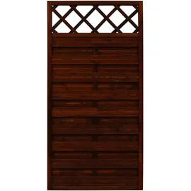 Andrewex Sichtschutzzaun Element Country 180 x 90 cm braun