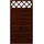 Andrewex Sichtschutzzaun Element Country 180 x 90 cm braun
