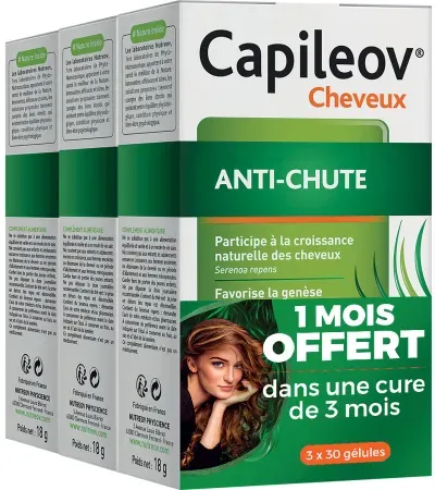 Nutreov Capileov Anti Haarausfall Tripack 3x30 Kapseln