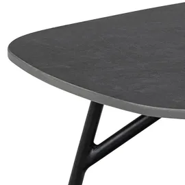 MID.YOU Caracas Schwarz 120 x 60 cm