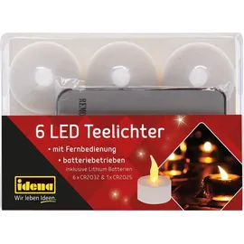 IDENA LED Teelichter 6 St.