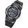 Calypso Digital K5808/4 0 mm Kunststoff schwarz Silikonarmband grau