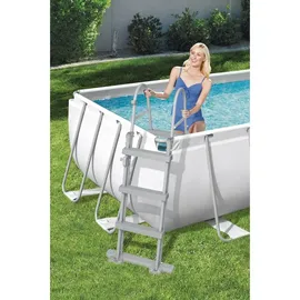 BESTWAY Power Steel Frame Pool Set 404 x 201 x 100 cm inkl. Filterpumpe