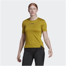 adidas Terrex Multi Short Sleeve T-shirt Grün M Frau