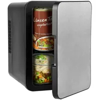 Rosenstein & Söhne Mini-Kühlschrank mit Warmhalte-Funktion 4 l 0 mm hoch Schwarz