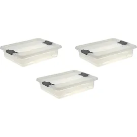 KEEEPER Aufbewahrungsbox cornelia 39,5 x 29,5 x 9,5 cm 3-tlg. transparent