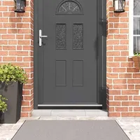 VidaXL Selbstklebende Türbürstendichtungen 2 pcs Silber 100 cm