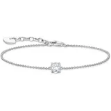 Thomas Sabo Armband mit weißem Zirkonia-Anhänger 925 Sterlingsilber A2156-051-14