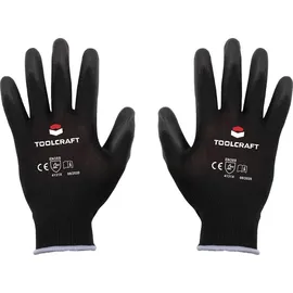 TOOLCRAFT TO-5621553 Polyester, Polyurethan Arbeitshandschuh Größe (Handschuhe): 11 EN 388 CAT II 1