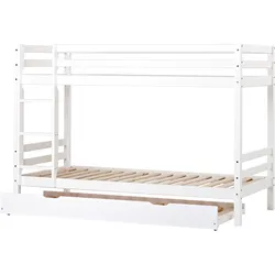 Schubkasten HOPPEKIDS "ECO Dream", weiß, Massivholz, MDF, Schubladen, Gästebett zusätzliches Bett 70x190 cm