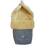 Kaiser Lammfell-Fußsack Coosy für Buggy, Sport- & Kinderwagen - Light Grey Melange