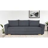 Home Affaire 3-Sitzer HOME AFFAIRE "MAGHERA 230 cm - OTTO. Verlässliche Qualität.", grau (anthrazit), B:230cm H:79cm T:92,5cm, 100% Polyester, Sofas, Schlafsofa, Bettkasten, pflegeleicht