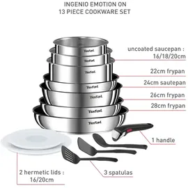 Tefal Ingenio Emotion Topf-Set 13-tlg. Kochtopf + Pfanne