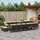 vidaXL Garten-Essgruppe 17-tlg. Braun