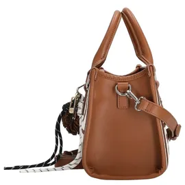 Valentino Tyle Henkeltasche Kunstleder Beige/Braun