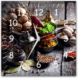 Bilder-Manufaktur BM Funk Quarz Quarzwanduhr Wanduhr Funkwanduhr Funkwanduhren Funkuhr Funkuhren kein Ticken lautlos geräuschlos leise ohne Tickgeräusche groß XXL MF8-9354-funk