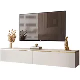 lookway Aurora Lowboard 180 cm Beige/Gold Metall