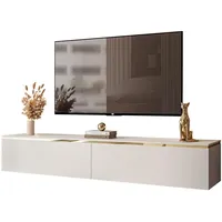 lookway Aurora Lowboard 180 cm Beige/Gold Metall