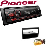 Pioneer 1-DIN Autoradio USB AUX Android Set für Mazda MX-5 II Facelift 2000-2005