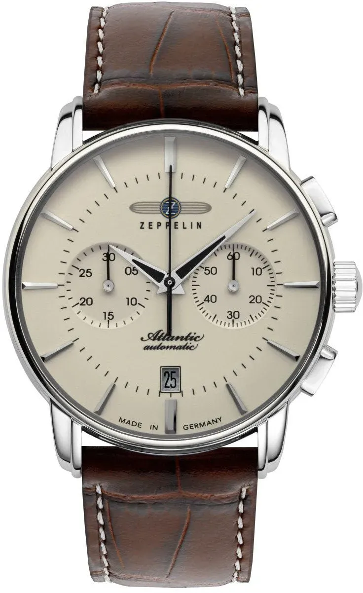 Zeppelin Atlantic Chronograph 8422-5 - 42 - Beige