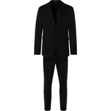 Thomas Goodwin Anzug THOMAS GOODWIN "2835-90", Herren, Gr. 44, Normalgrößen, navy, 60% Polyester, 35% Viskose, 5% Elasthan, unifarben, slim fit, Anzüge, mit schmalem Schnitt