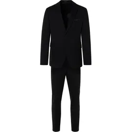 Thomas Goodwin Anzug THOMAS GOODWIN "2835-90", Herren, Gr. 44, Normalgrößen, navy, 60% Polyester, 35% Viskose, 5% Elasthan, unifarben, slim fit, Anzüge, mit schmalem Schnitt