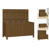 vidaXL Auflagenbox Gartentruhe Kissenbox Kissentruhe Auflagenbox Holztruhe Honigbraun 121 braun