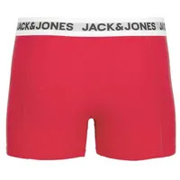 JACK & JONES Boxershorts (3-St) bunt|rot|schwarz XXL