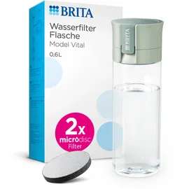 Brita Wasserfilterflasche Model Vital lightgreen inkl. 2 MicroDisc