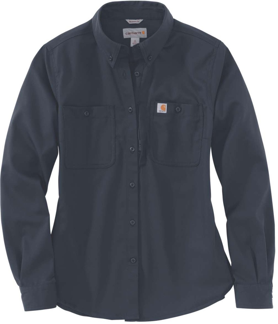 Carhartt Rugged Professional Dames Shirt, blauw, XL Voorvrouw