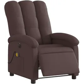 vidaXL Massagesessel Elektrisch 93 x 101 x 93 cm Dunkelbraun