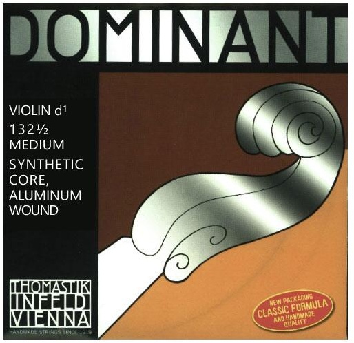 Thomastik Dominant 132 1/2 Saite für Violine D 1/2