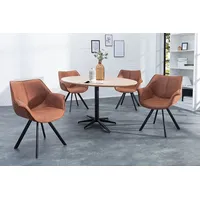 Riess-Ambiente Stuhl THE DUTCH RETRO antik braun mit Armlehne