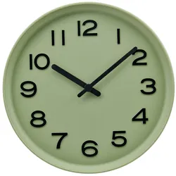 Atlanta 4542/6 Atlanta Green Wanduhr Hellgrün