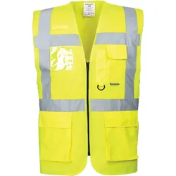 Warnweste Executive "BERLIN" Kl. 2 - M - gelb