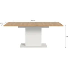 xonox.home Motion 150-190 x 76 x 90 cm Eiche braun
