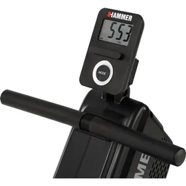 Hammer Rudergerät »POWER ROWER PRO II«, (mit 8-facher manueller Widerstandsverstellung), Rudermaschine, 8 Widerstandsstufen, Magnetbremse, schwarz
