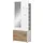 xonox.home Polo Garderobenschrank 80x190x38 cm weiß
