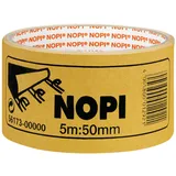 NOPI doppelseitiges Klebeband 50,0 mm x 5,0 m, 1 Rolle