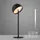 OTTO home Tischleuchte Akku Tischlampe Gerrin Indoor Outdoor, magnetischer Flaschenaufsatz, Dimmfunktion, Memoryfunktion, LED fest integriert, Warmweiß, Pilzlampe Flaschenaufsatz, Regulierung der Lichtstärke, Pilz, Lampe schwarz