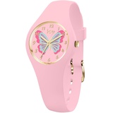 ICE-Watch - ICE fantasia Butterfly rosy - Rosa Mädchenuhr mit Plastikarmband - 021955 (Small)