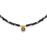 LEONARDO Ciao Lola Kette mit Anhänger gold/schwarz Edelstahl