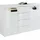 borchardt Möbel Highboard 139 x 93 x 35 cm Weiß