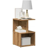 VidaXL Nachttisch Artisan-Eiche 35x35x55 cm Holzwerkstoff