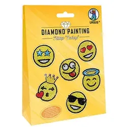Ursus Diamond Painting Sticker-Set Smileys mehrfarbig 4008525238201 Ursus