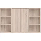 Bega-Consult Olaph niedriges Bücherregal - Eiche - 2 Jahre Gewährleistung - mind. 14 Tage Rückgaberecht - Braun