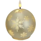 I.GE.A. Kugel-Kerze A 12 cm gold